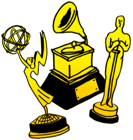 Oscar Grammy and Golden Globe Awards